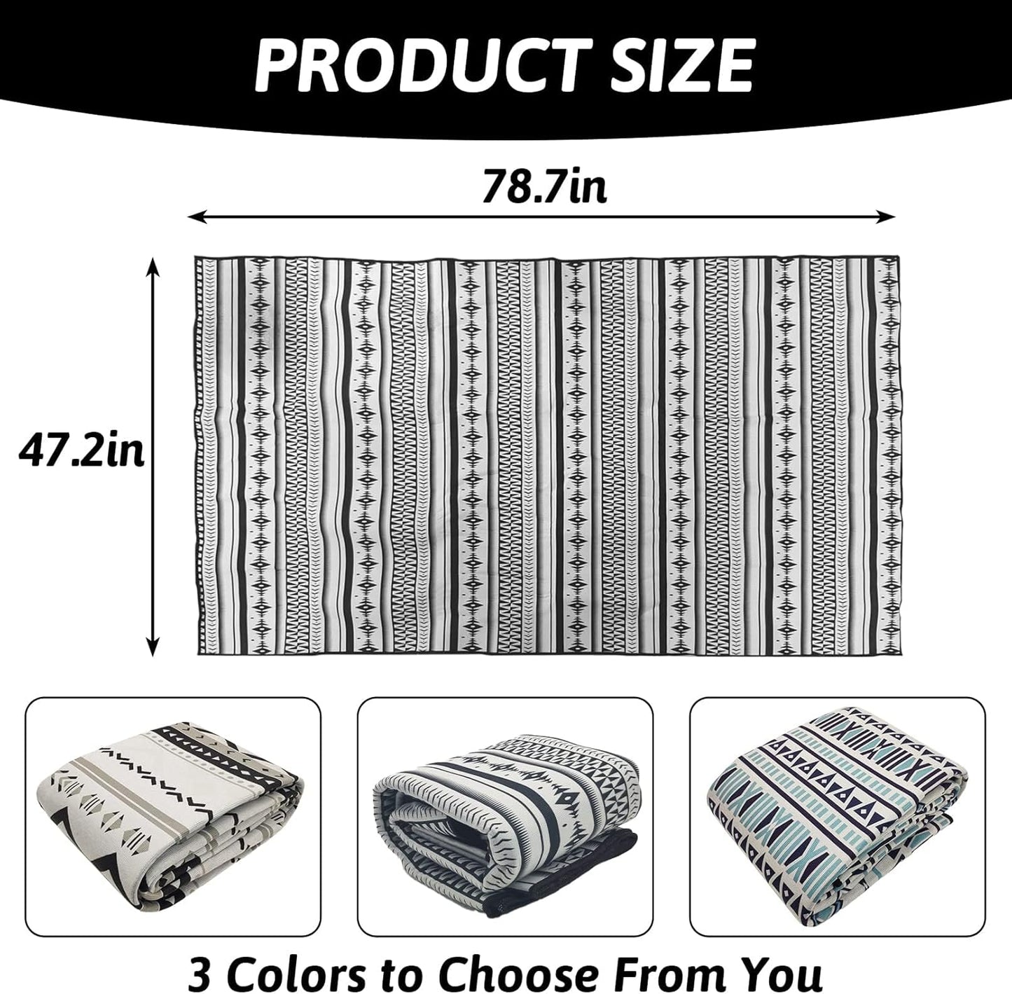 BNOSDM 78.7 in Rabbit Cage Liners Washable Reusable Bunny Bedding Pets Dog Whelping Pads with Anti Slip Bottom Pad Rug for Dogs Chinchillas Cats Guinea Pigs Ferrets