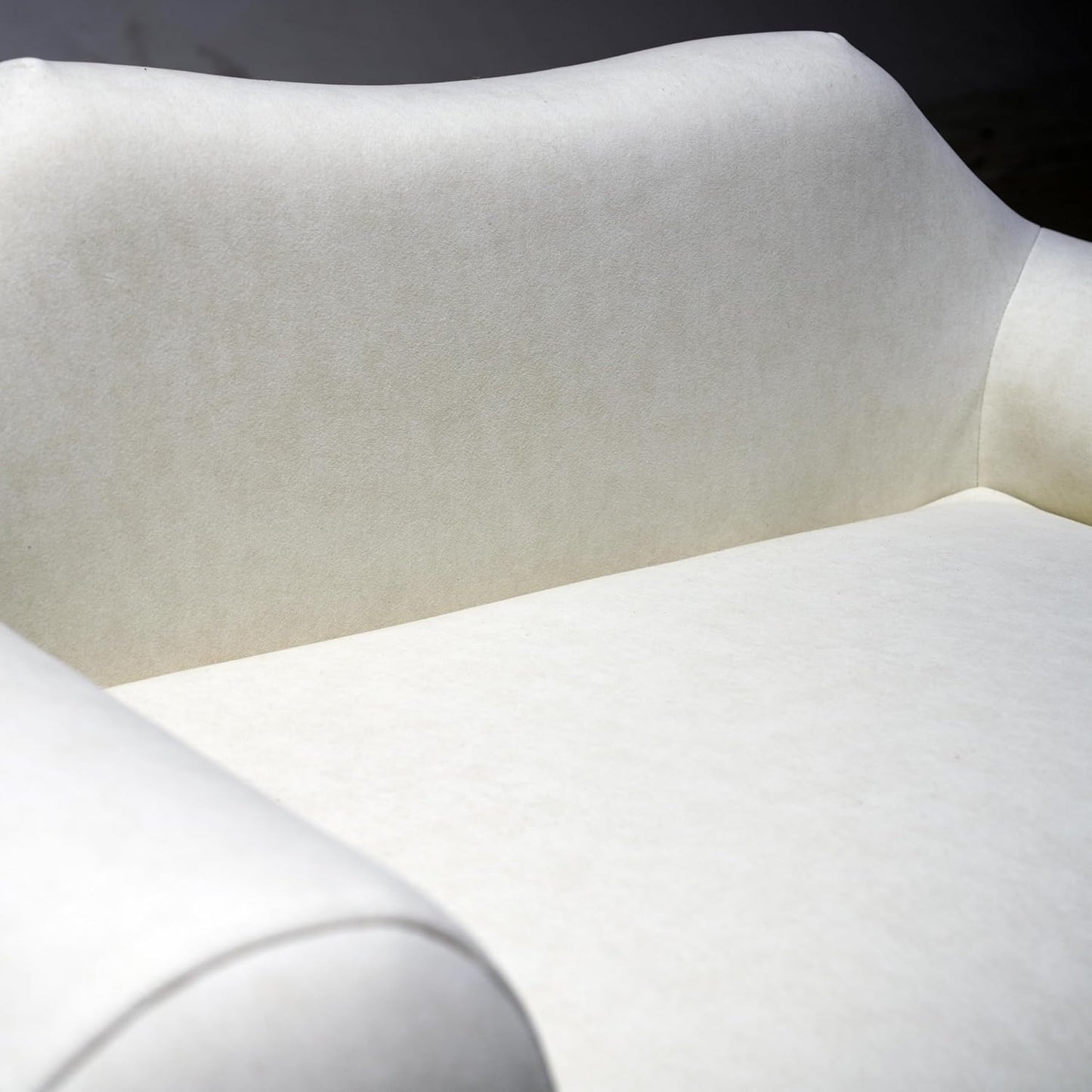 Pet Sofa Bed, Orthopedic Washable Dog Bed for Small Medium Dogs and Cats, Modern Plush Pet Furniture with Removable Cover(White)