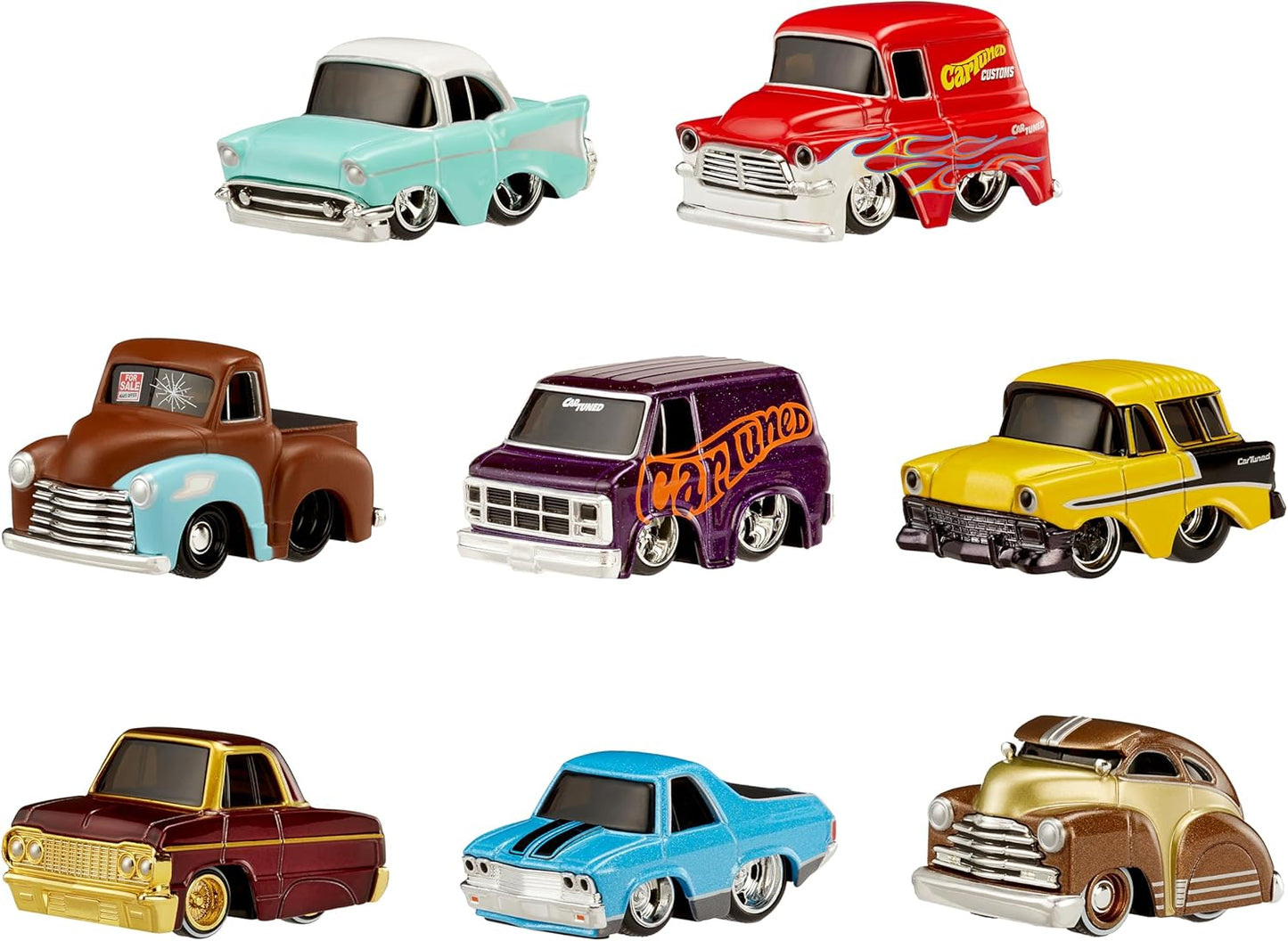 CarTuned Series 4-8 Pack Diecast Vehicles