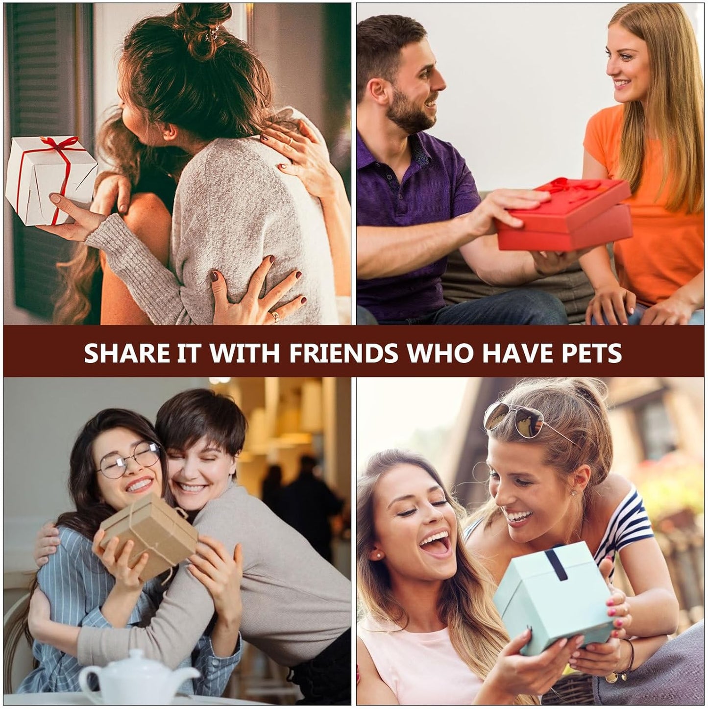PRETYZOOM Plastic Dog Food Bowl with Design, Small Round Pp Pet Feeder for Puppies and Cats, Brown Single Pet Food Holder Suitable for Indoor Feeding