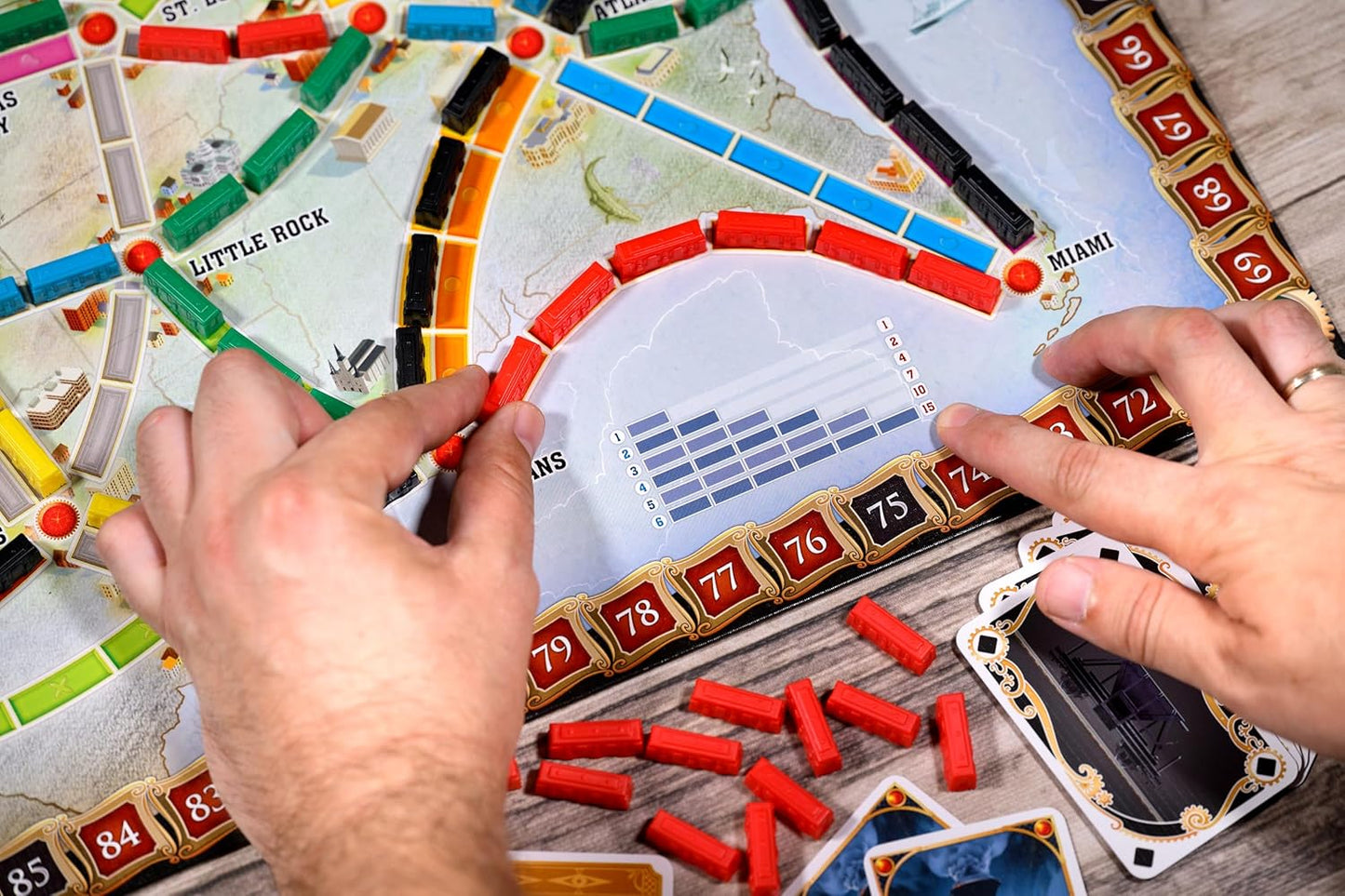 Asmodee Ticket to Ride Board Game (2025 Refresh) - A Cross-Country Train Adventure for Friends and Family, Strategy Game for Kids & Adults, Ages 8+, 2-5 Players, 30-60 Minute Playtime