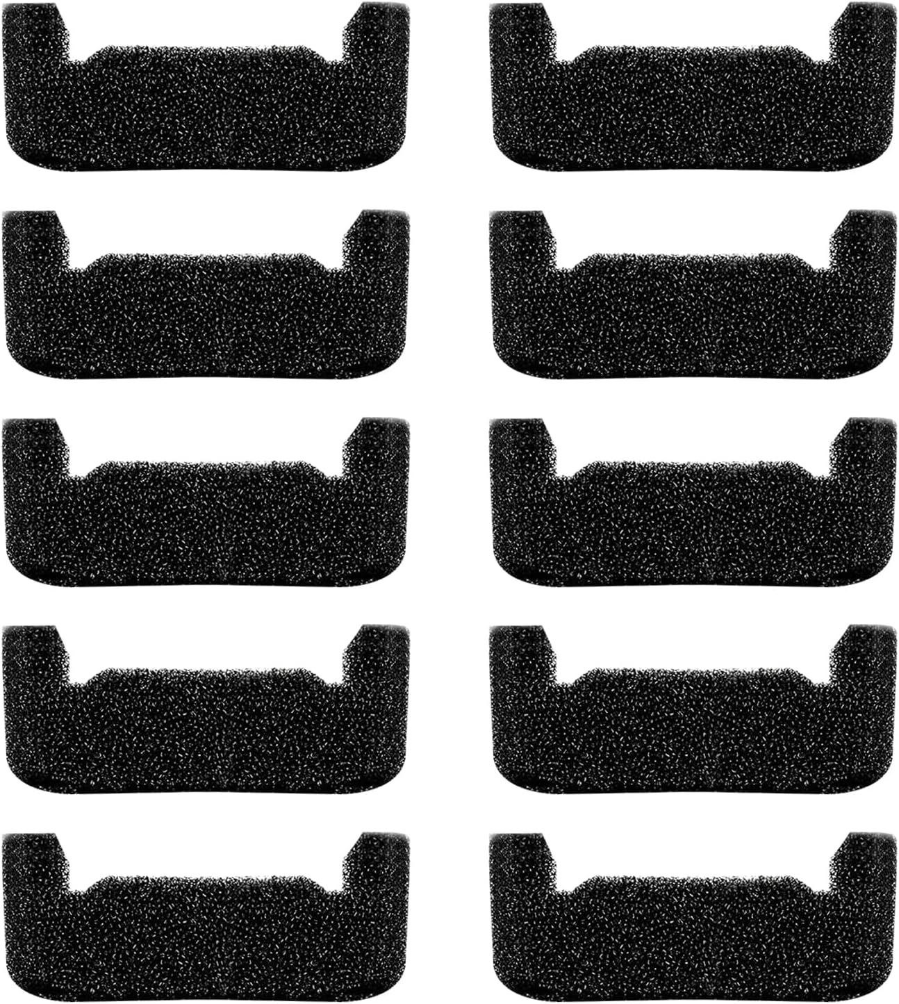 10 Pcs Sponge Filter for 67oz/2L Pet Fountain 81oz/2.4L Stainless Steel Dog Drinking Fountain Replacement,Pet Water Fountain Pre Foam Filters Replacement
