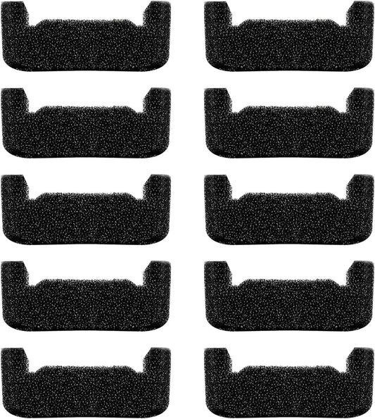 10 Pcs Sponge Filter for 67oz/2L Pet Fountain 81oz/2.4L Stainless Steel Dog Drinking Fountain Replacement,Pet Water Fountain Pre Foam Filters Replacement