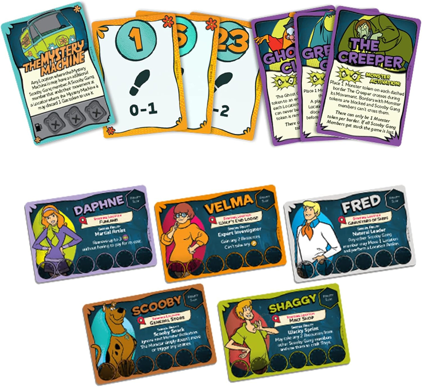 CMON Scooby-Doo! The Board Game - Cooperative Mystery Game Based on The Hit TV Series, Family Fun for Kids & Adults, Ages 10+,1-5 Players, 30 Minute Playtime
