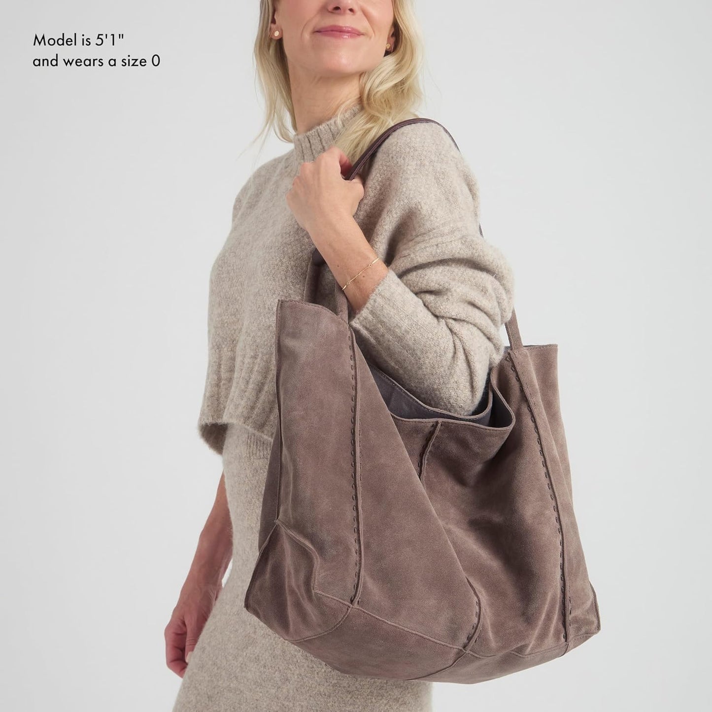 The Sak Los Feliz Large Tote Bag - Women's Purse For Everyday, Travel, Beach Bag - Roomy Handbag With Shoulder Bag Strap