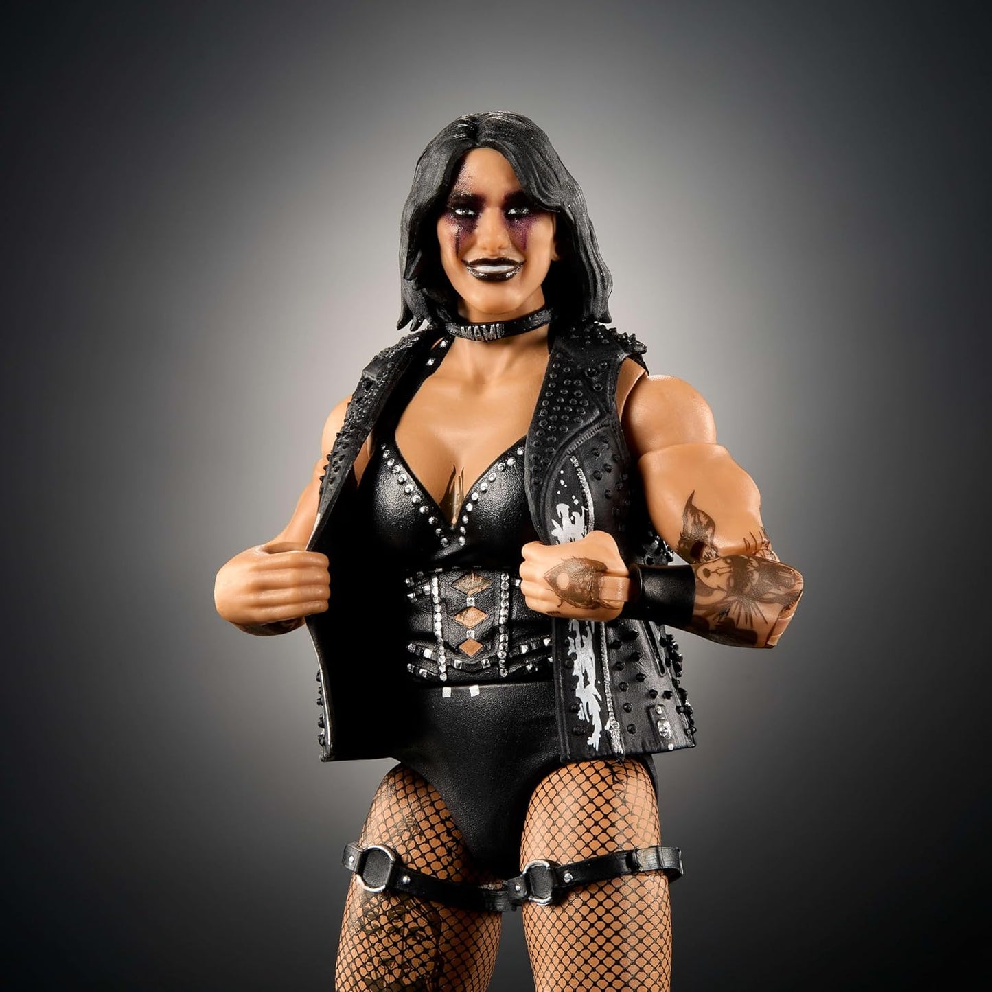 Mattel WWE Elite Action Figure & Accessories, Series #117 6-inch Collectible Rhea Ripley with 25 Articulation Points & Swappable Hands