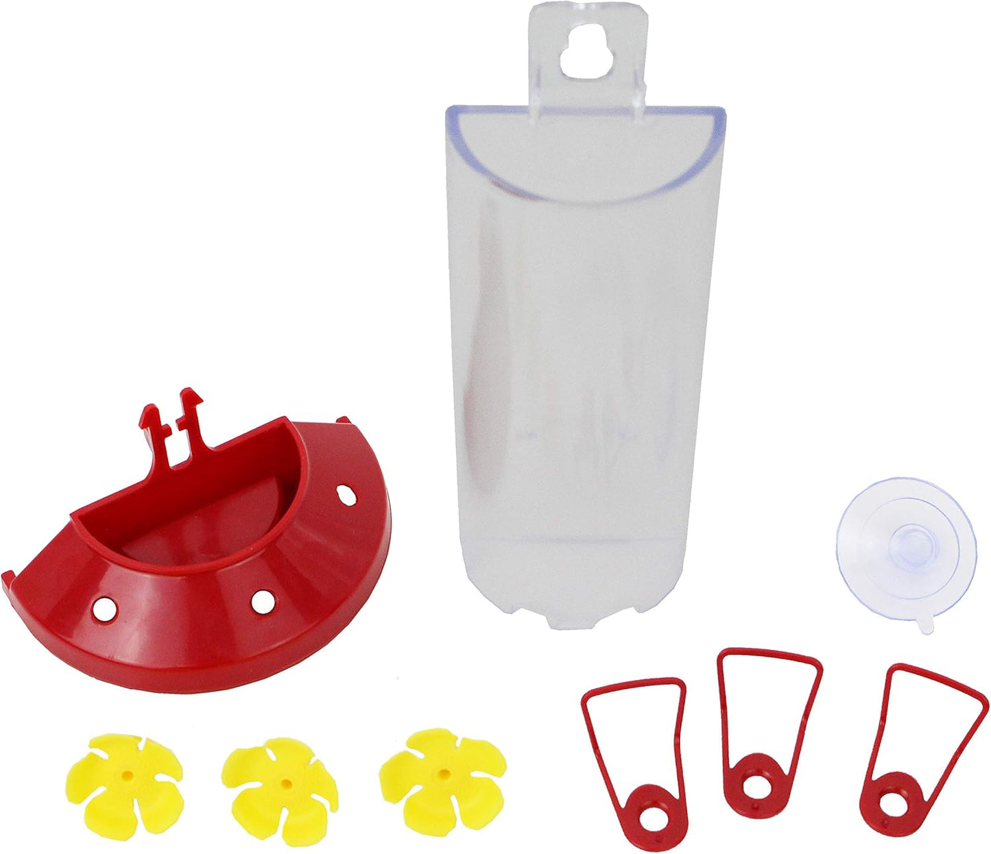 Perky-Pet Plastic Window Mount Hummingbird Feeder with Perches - 8 oz Hummingbird Nectar Capacity, 217 - Hummingbird feeders for outdoors