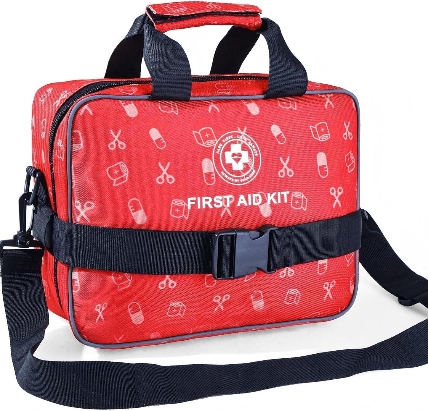 All-in-One Premium 530 Piece Emergency First Aid Kit, Large Medical Kit for Home, Car, Camping, Travel, Hiking, Sports & Outdoor