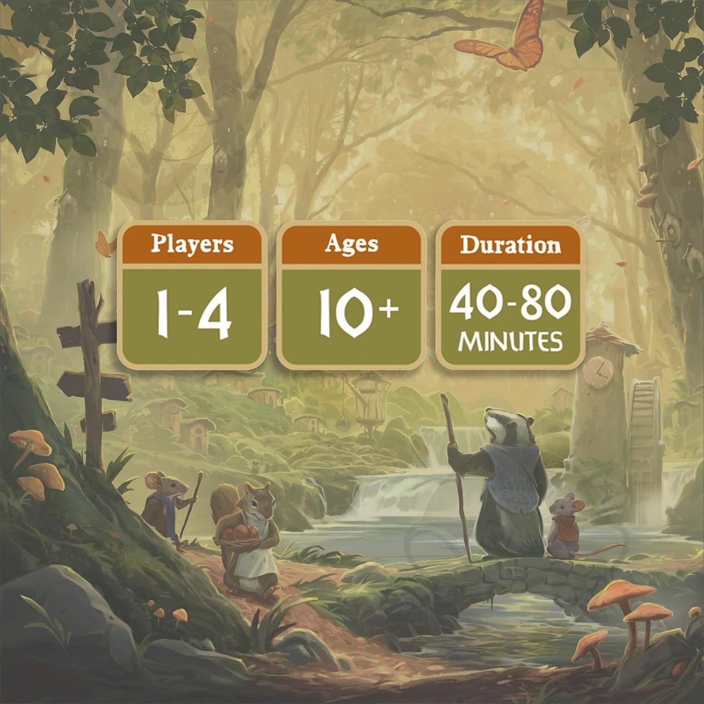 Everdell Board Game – Strategic Worker Placement & Tableau Building Game for Adults & Teens, 1–4 Players, Age 14+, Award-Winning Tabletop Fantasy Game