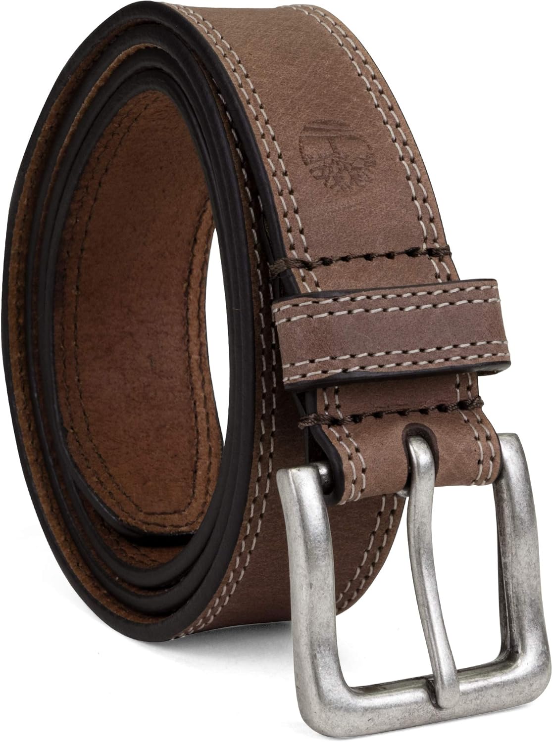Timberland Men's Classic Leather Jean Belt 1.4 Inches Wide (Big & Tall Sizes)
