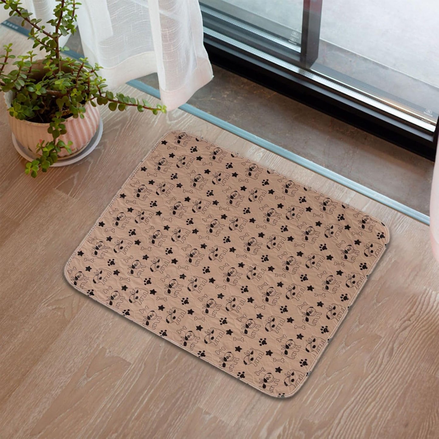 Pet Training Pad - Washable Reusable Mat for Daily Pet Care, Absorbent Layer Design with Non-Slip Waterproof Base, Puppy Pee Pad for Home Hygiene, Indoor Floor, Bedding and Travel Comfort Use