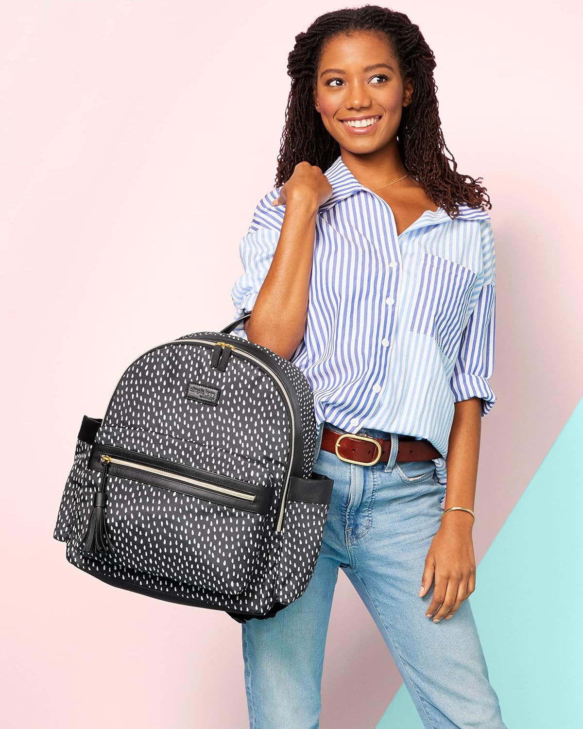 Simple Joys by Carter's Spot On Polka Dot Diaper Backpack, One Size