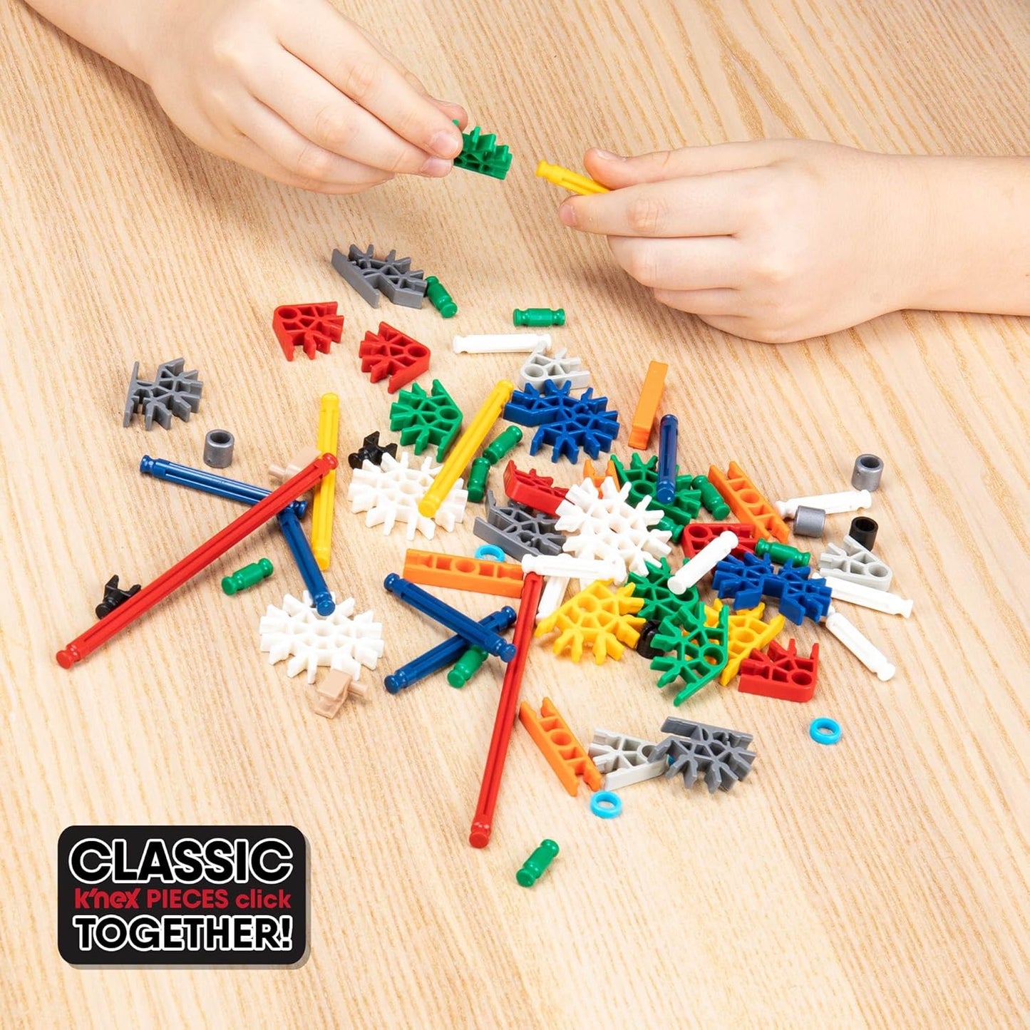 K'NEX - 100 Model Building Set ‚ 863 Pieces, STEM Building, Kid Construction Set‚ Ages 7+