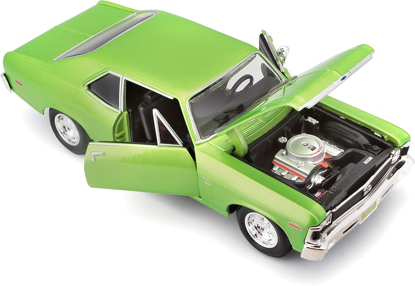 Maisto 1:24 Scale 1970 Chevrolet Nova SS Diecast Vehicle (Colors May Vary) , Green