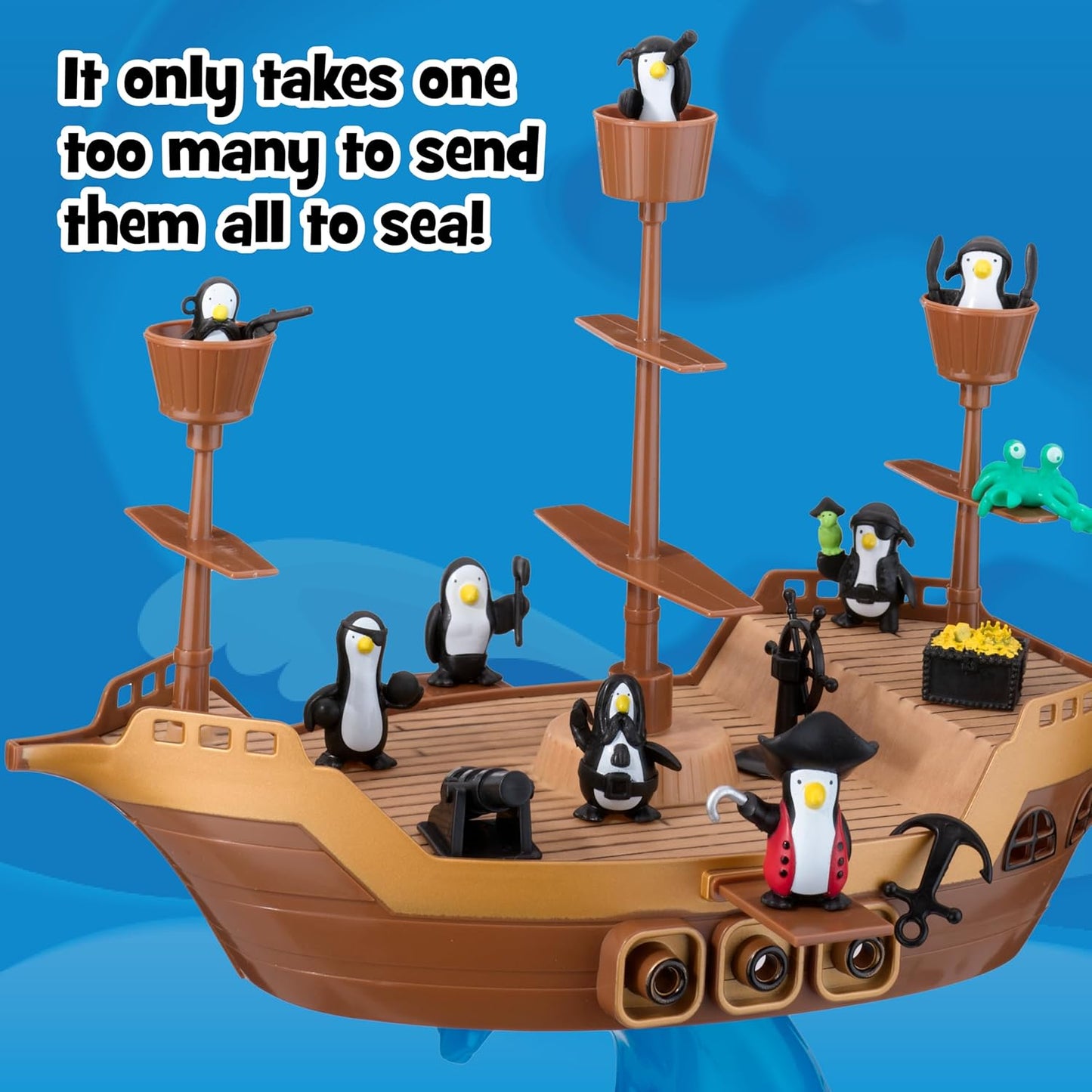 Don’t Rock the Boat Board Game-Kids Games, Family Games for Kids and Adults, Board Games for Family Night, Multi-Player Board Games, Builds Hand & Eye Coordination, Balancing Toy, Ages 5+