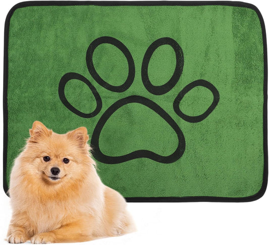 Grass Pad for Dogs Potty, Washable Pee Pads for Dogs, Absorbent Reusable Puppy Pads for Potty Training Floor Couch Bed and Crate, 18"x24", Green