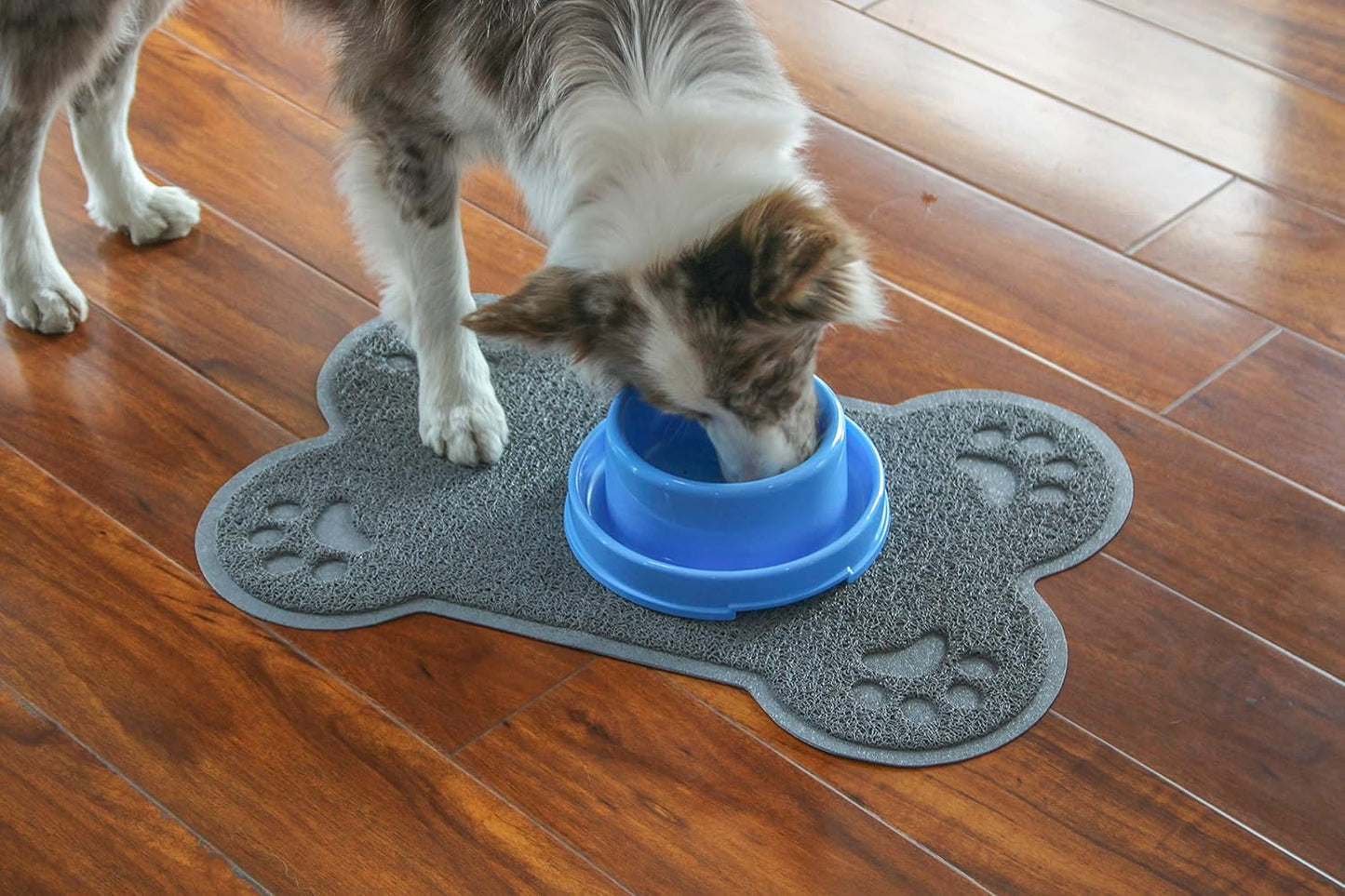 Petlike Pet Feeding Mat for Large Dogs and Cats, Non-Slip and Waterproof Large Dog Bowl Mat for Food and Water, Easy to Clean(Exclude Bowl…