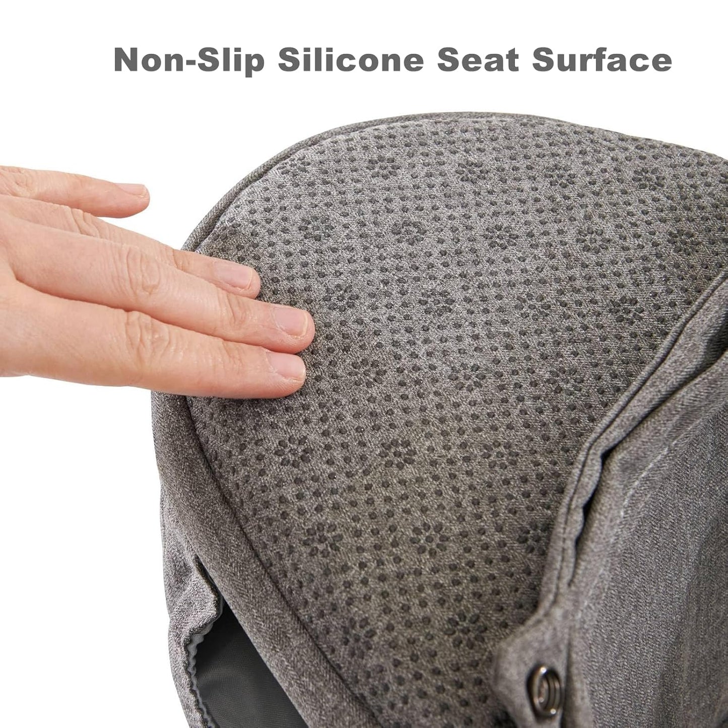 SUNVENO 3 in 1 Ergonomic Baby Carrier with Hip Seat for Newborns and Toddlers, Supports 20 lbs and Up, Waist and Back Relief with Large Weight Capacity for All Season Use, Grey
