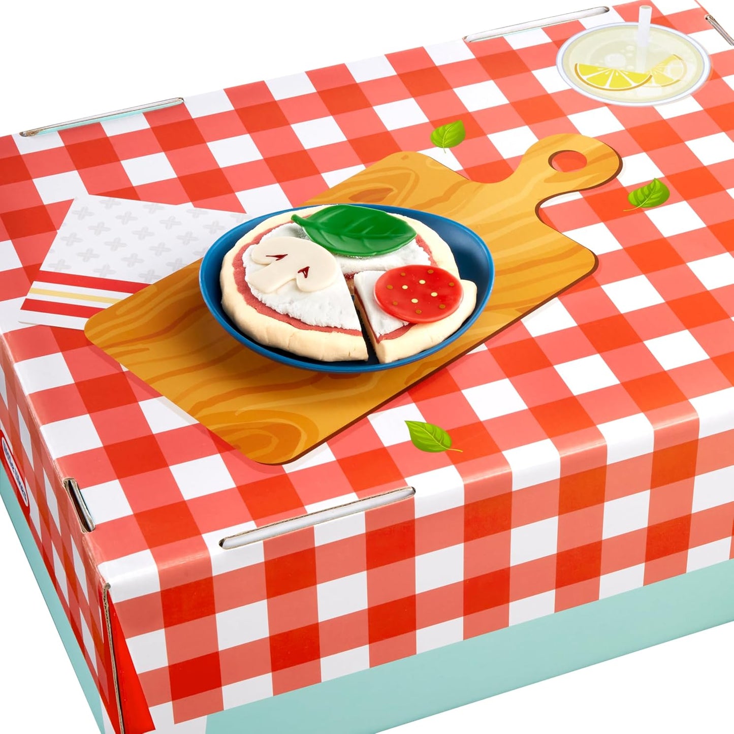 Little Tikes Creative Chefs Pizza Kit with Special Make-It Mix Play Sand, 18+ Accessories, Realistic Pretend Play Chef, Boys, Girls, Ages 3+