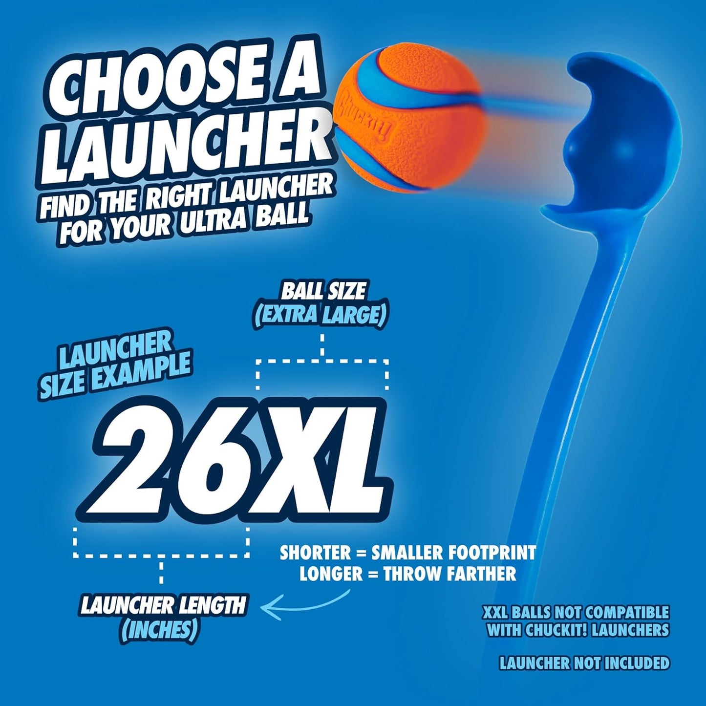 Chuckit! Ultra Ball Dog Toy - Size XL - For Dogs 100+ lbs - Made from Durable Rubber - Super Bouncy - Floats in Water - 3.5-inch Diameter - Pack of 1