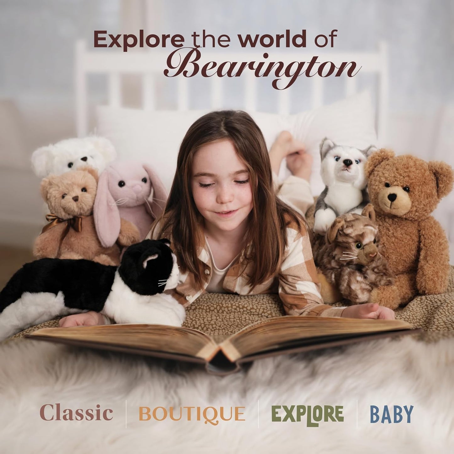 Bearington Chewie The Yorkie Stuffed Dog Plush Toy - 13" Soft Cuddly Yorkshire Terrier with Realistic Fur and Floppy Body - Adorable Yorkie Plush Gift for Kids, Girls, Women, and Dog Lovers