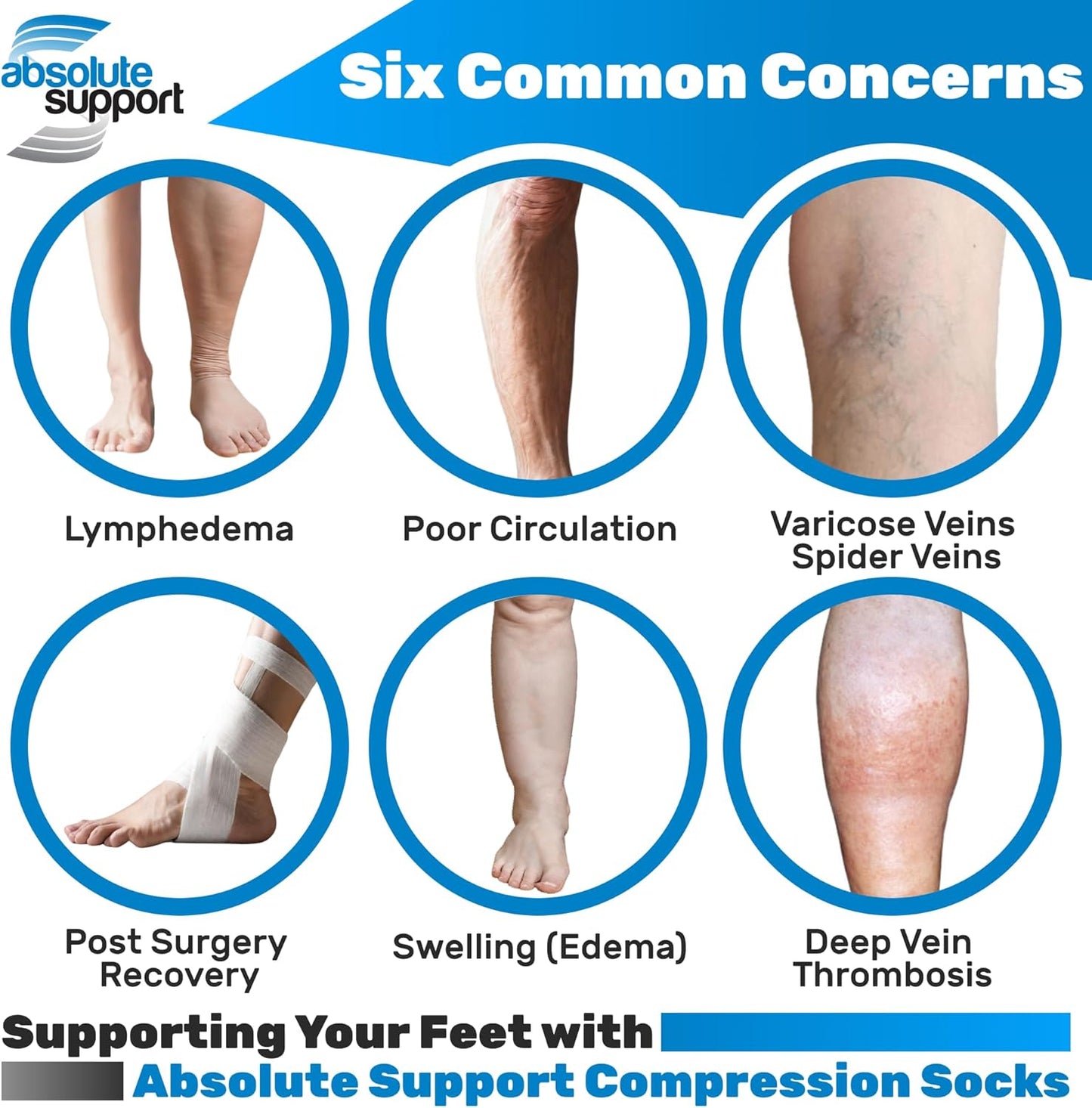 (3 Pairs - Closed Toe) Made in USA - Compression Socks for Women 15-20mmHg - Sheer Compression Knee High Stockings for Post Surgery, Pregnancy, Arthritis, Edema - Natural, Large - A101NA3-3