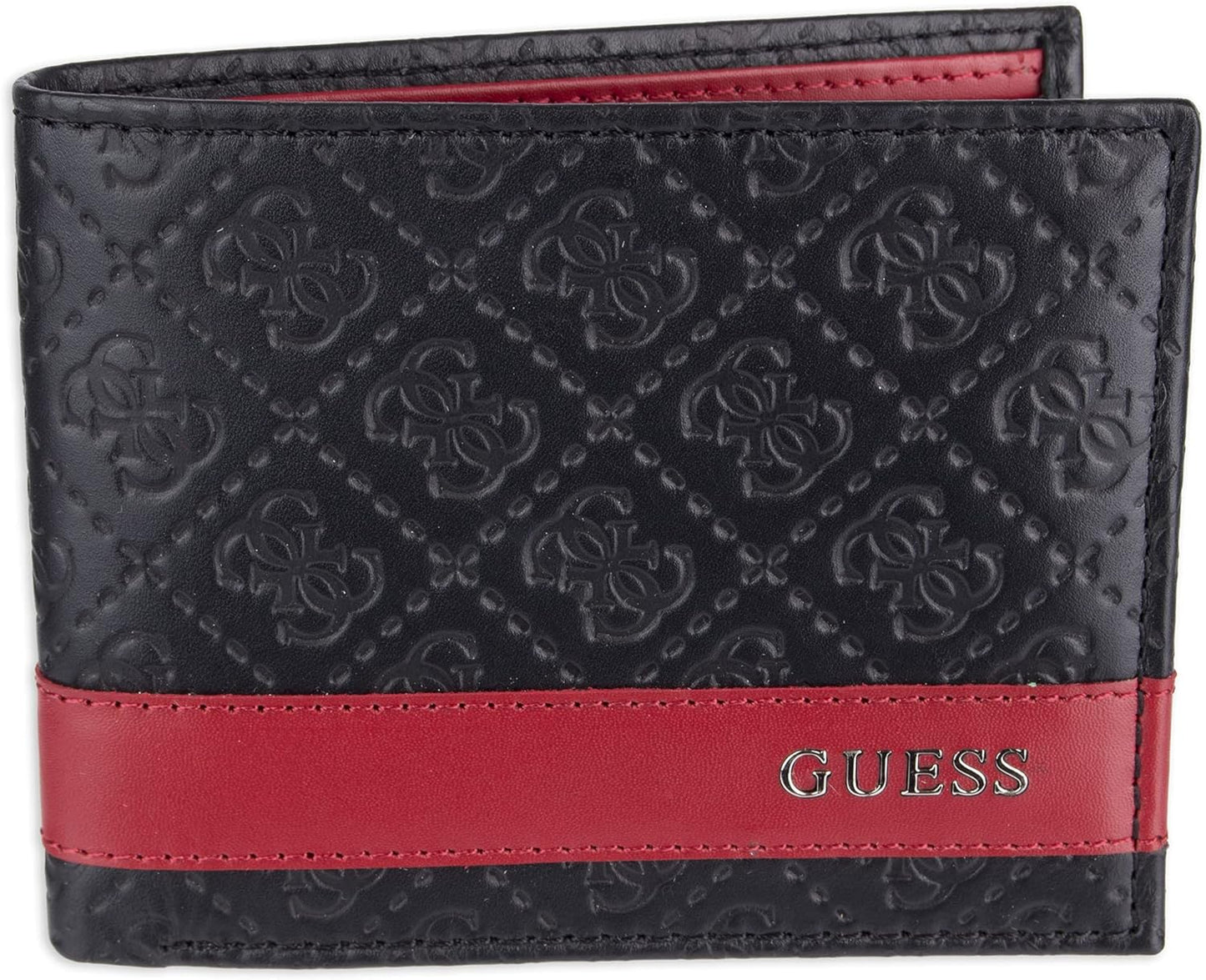 Guess Men's Leather Passcase Wallet