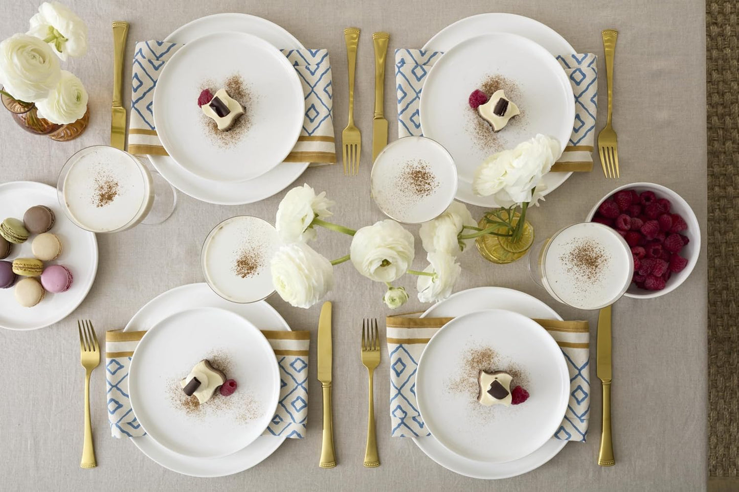 Lenox 899190 Modern White Coupe 18-Piece Dinnerware Set, Service For 6
