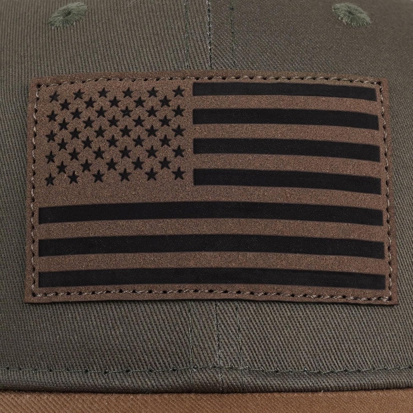 American Flag Trucker Hat - Snapback Hats for Men Women Baseball Cap - Breathable Mesh & Adjustable Fit for Casual Wear