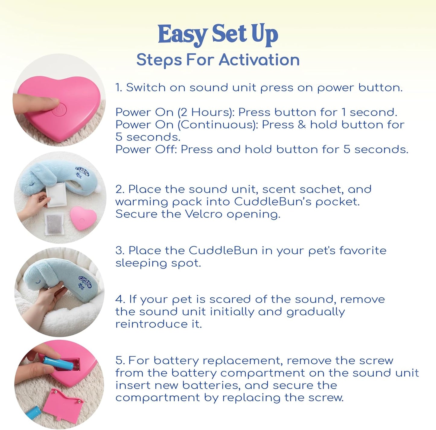 Race&Herd CuddleBun Heartbeat Puppy Toy Sleep Aid - Heartbeat Dog Toy, Dog Heartbeat Toy for Puppy Must Haves for Separation Pet Anxiety Relief Puppy Calming Aid, Dog Toys Behavioral Training