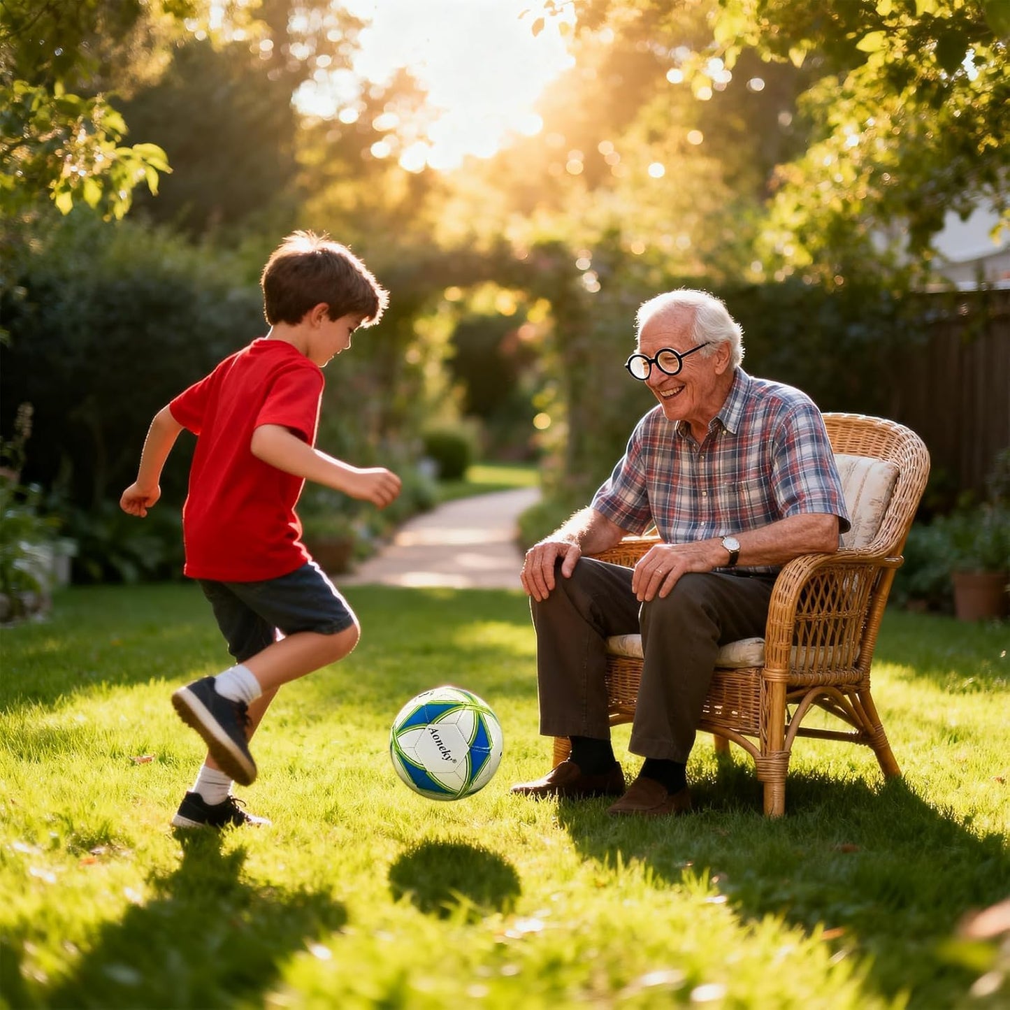 Aoneky Soccer Ball with Pump