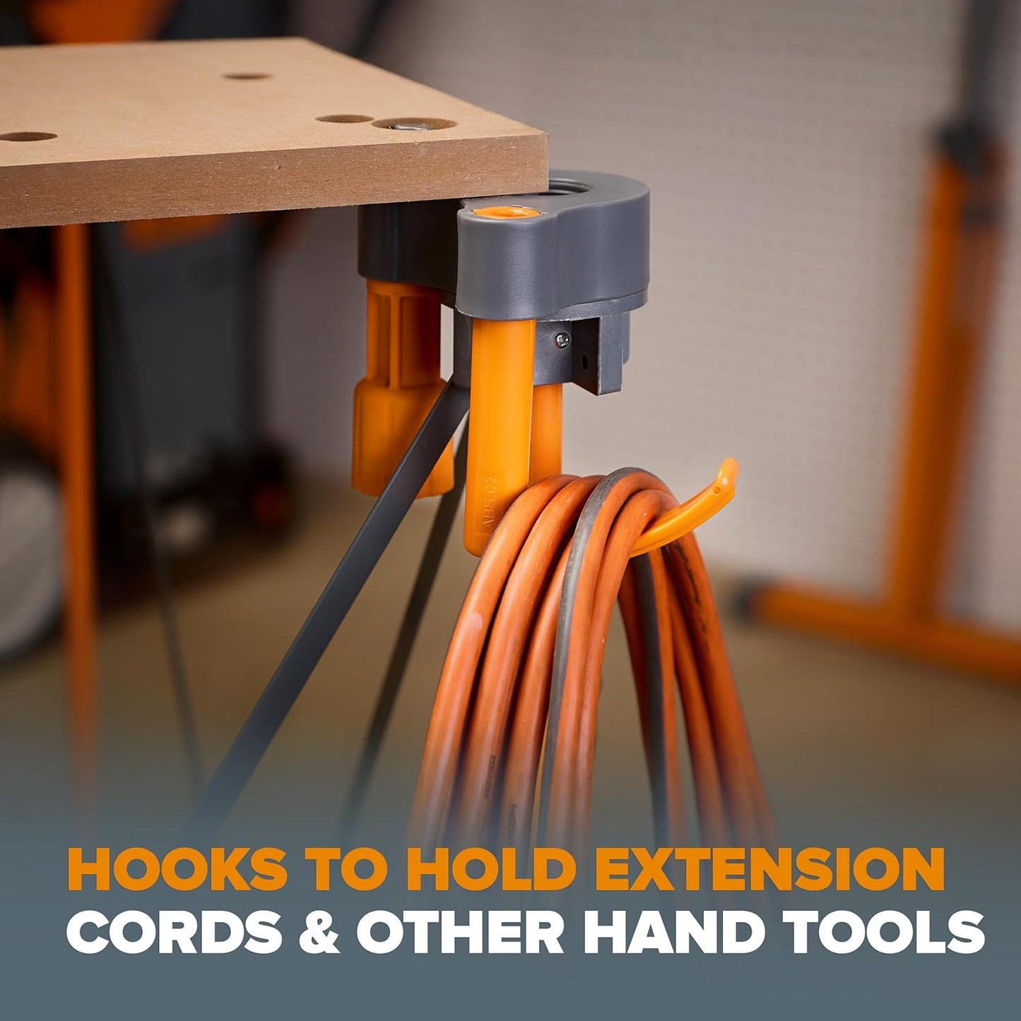 BORA Centipede Panel Cutting Accessory Kit – 4 X-Cups, 4 Quick Clamps, 6 Non-Slips, 2 Hooks, Fits All Centipede Work Stands - Work Bench Accessories for Sawhorse Folding Table Applications CAK2017