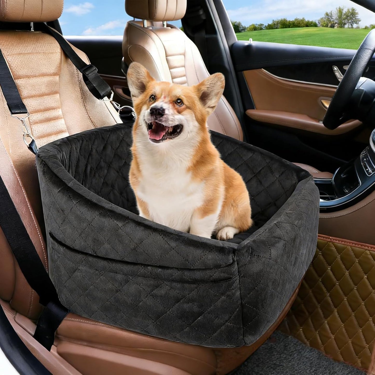 Pet for Small and Middle Dogs with Rope and Storage Pockets Soft Oxford Fabric Design for Small Dogs