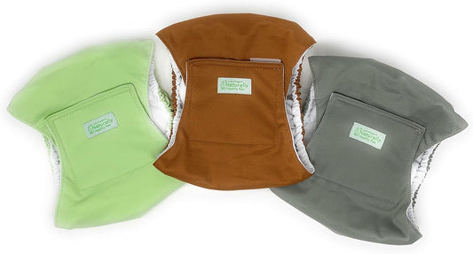 Dr. Judy Morgan's Naturally Healthy Pets Washable Male Dog Diaper Belly Band wrap Solid Colors (X-Large)