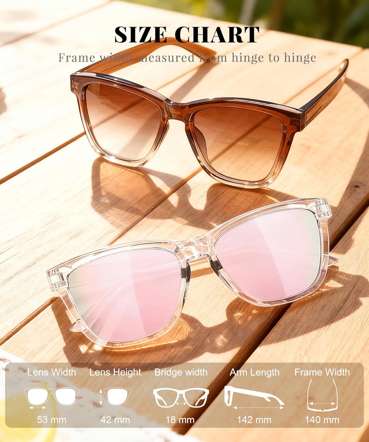 Sunglasses-women Polarized Sunglasses-womens: Trendy Sun Glasses polarized UV400 Protection Fashion Sunglasses