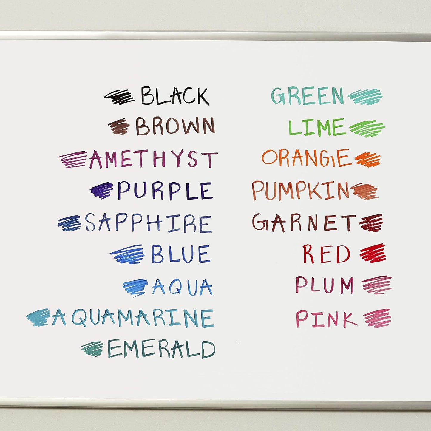 EXPO Low Odor Dry Erase Marker Starter Set with White Board Eraser, Chisel Tip Dry Erase Markers, Assorted Colors, 11-Piece Set