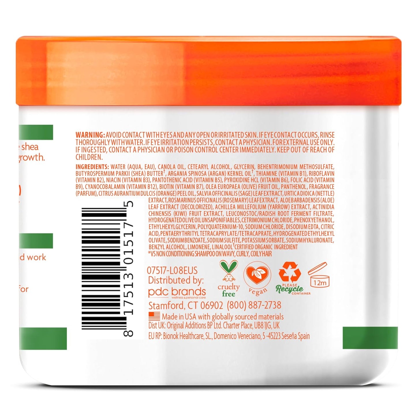 Cantu Argan Oil Leave in Conditioning Repair Cream, 16 Ounce