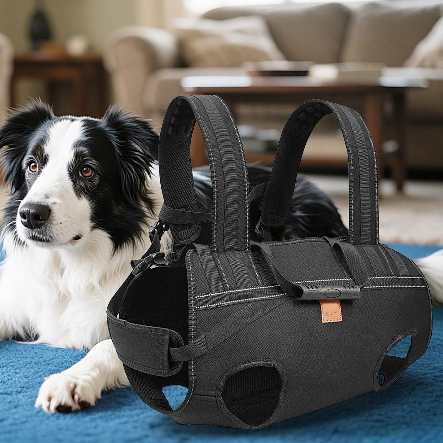 Dog Lifting Harness,Adjustable Lift Vest - Dog Support Harness | for Large Breed Senior Elderly Rehabilitation Mobility Aid Daily Walk Travel Hiking