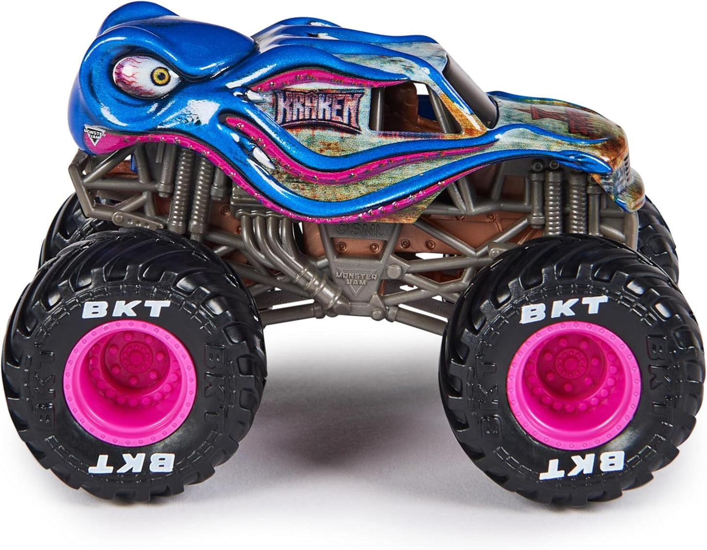 Monster Jam, Official Kraken Monster Truck, Die-Cast Vehicle, 1:64 Scale, Kids Toys for Boys Ages 3 and up