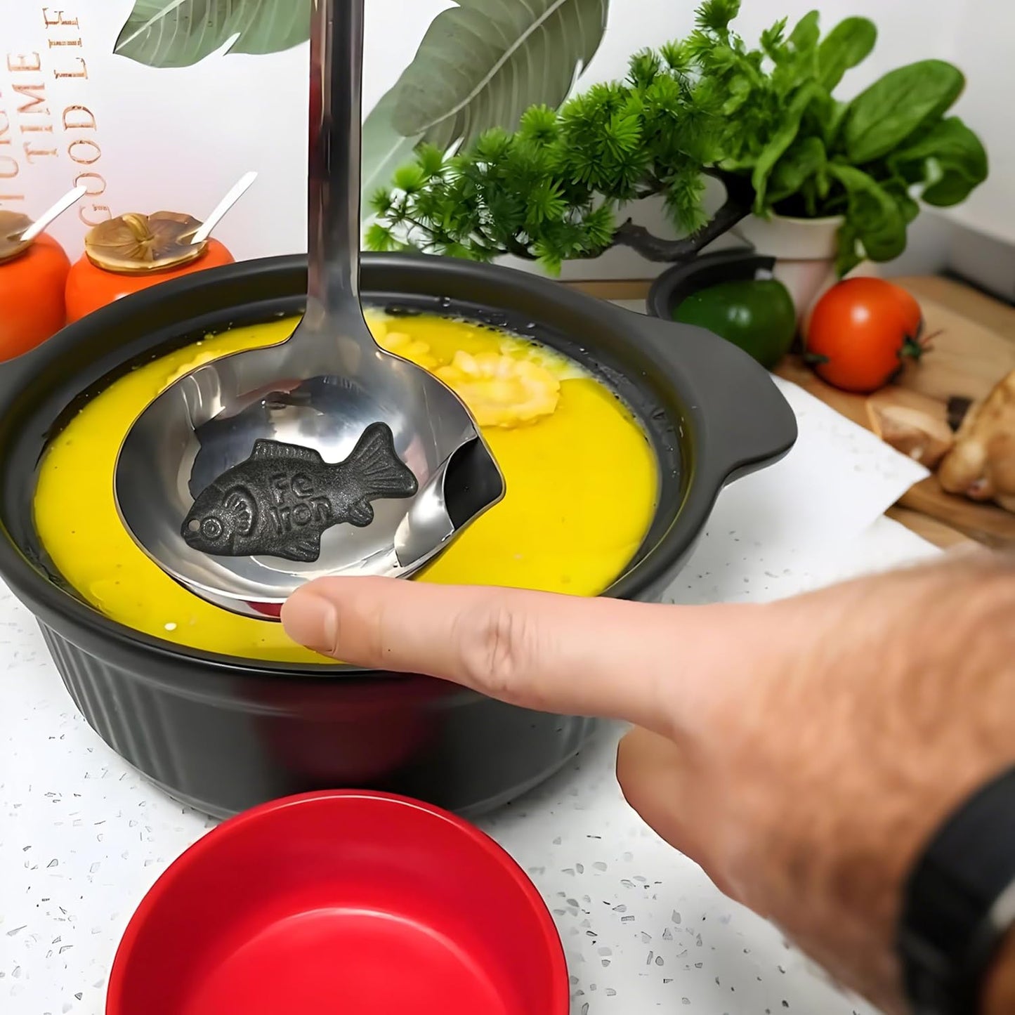 Iron Fish,Add Natural Sources of Iron to Food and Water, Effective and Safe Cooking Tool, 2Pack
