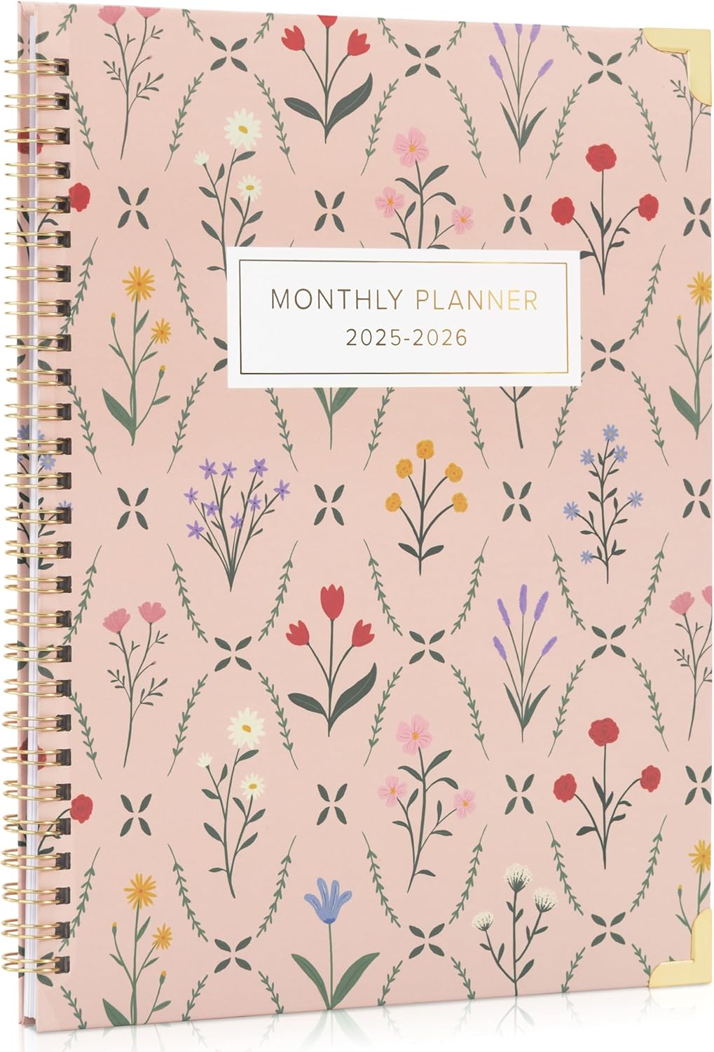 Beautiful 2025-2026 Monthly Planner and Calendar Book - To Do List Notebook That Easily Organizes Your Tasks to Boost Productivity - Runs From June 2025 Until December 2026
