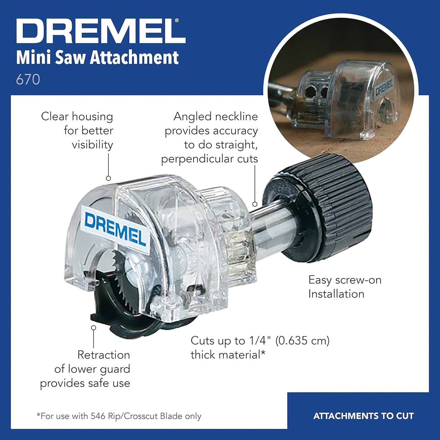 Dremel 670 Mini Saw Rotary Tool Attachment