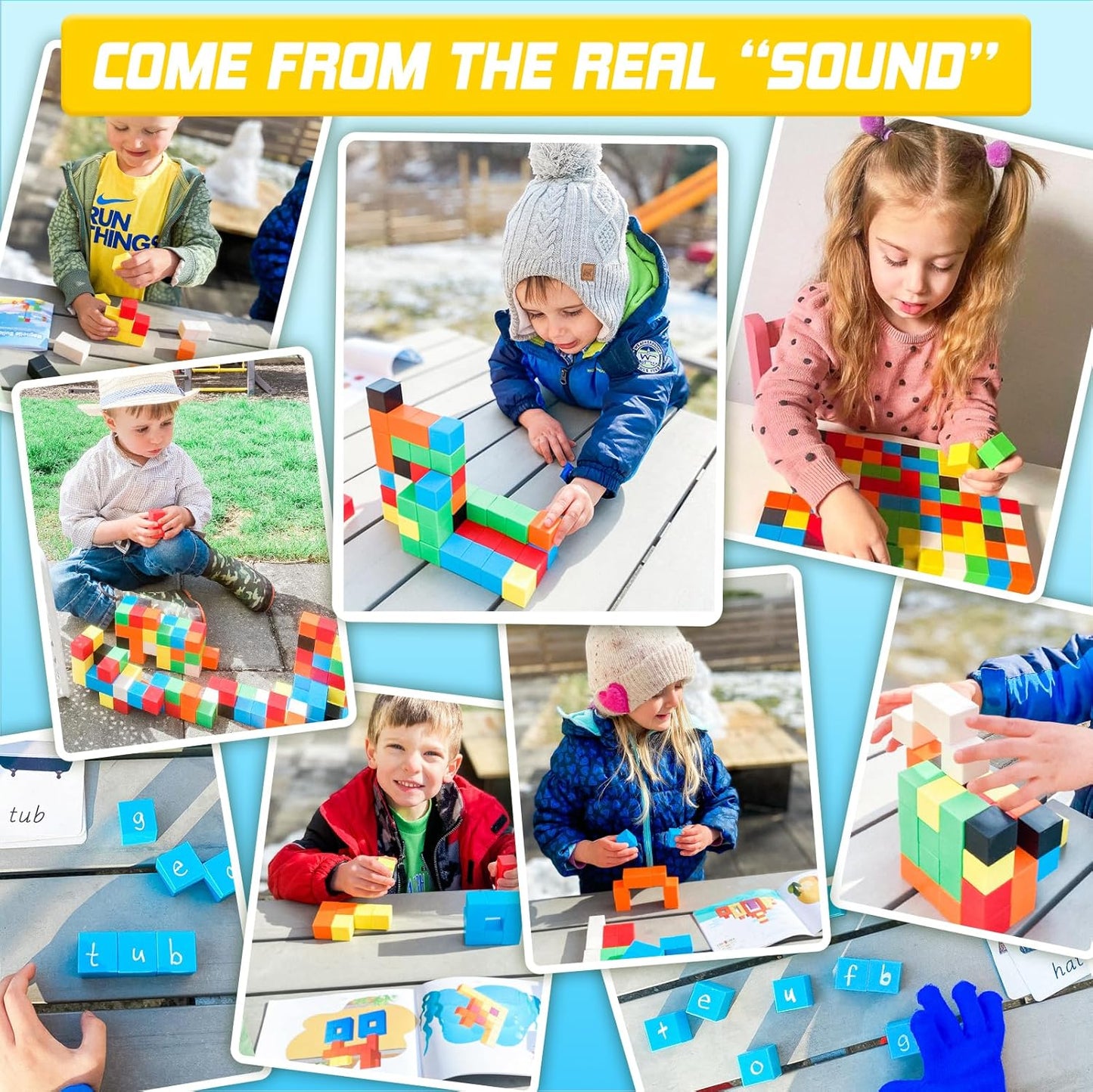 48PCS Magnetic Blocks for Toddlers Outdoor Toys Easter Gifts, Large Magnetic Cube Toy for Sensory Montessori Education Preschool Magnet Toys for 3 4 5 6 Year Old Boys and Girls