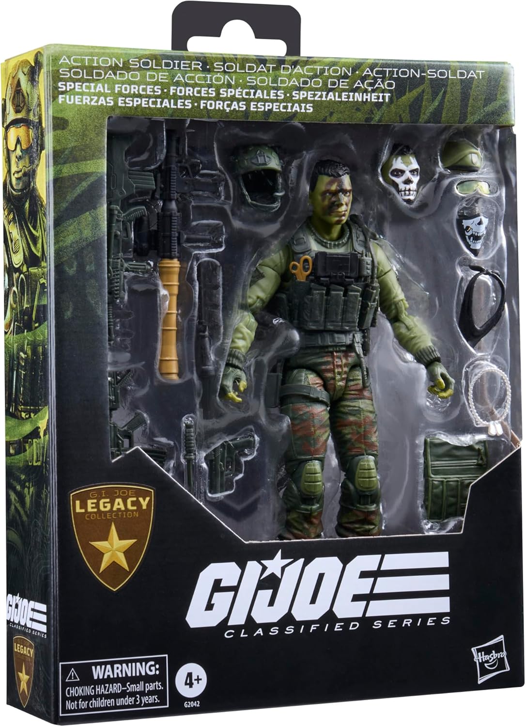 G.I. Joe Classified Series Legacy Collection: Action Soldier - Special Forces, Collectible 6 Inch Action Figure Set with 16 Accessories