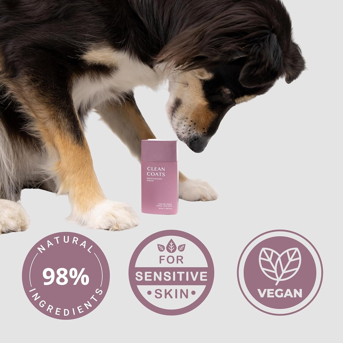 Moisturizing Paw Serum | Lick-Safe & Fragrance-Free | Fast-Absorbing Balm Alternative for Dry, Cracked Paws, Made in The USA, 1.69 fl oz