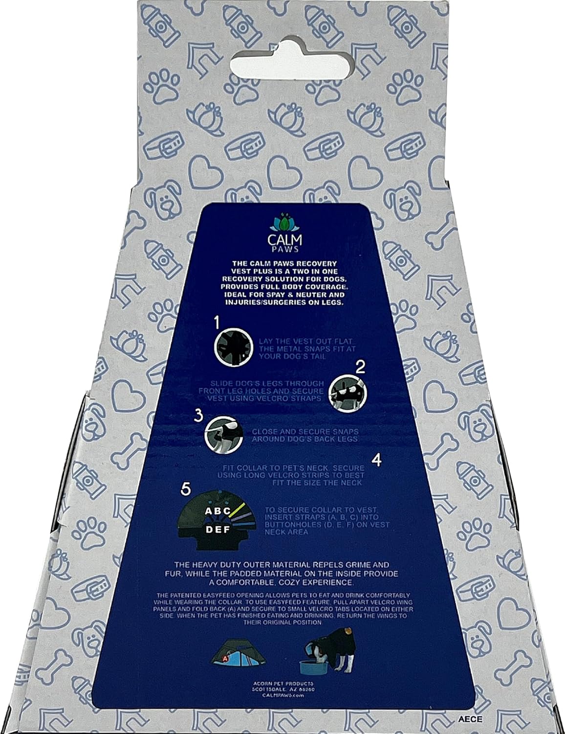 Recovery Vest Plus XSmall w Detachable Collar (XSmall)