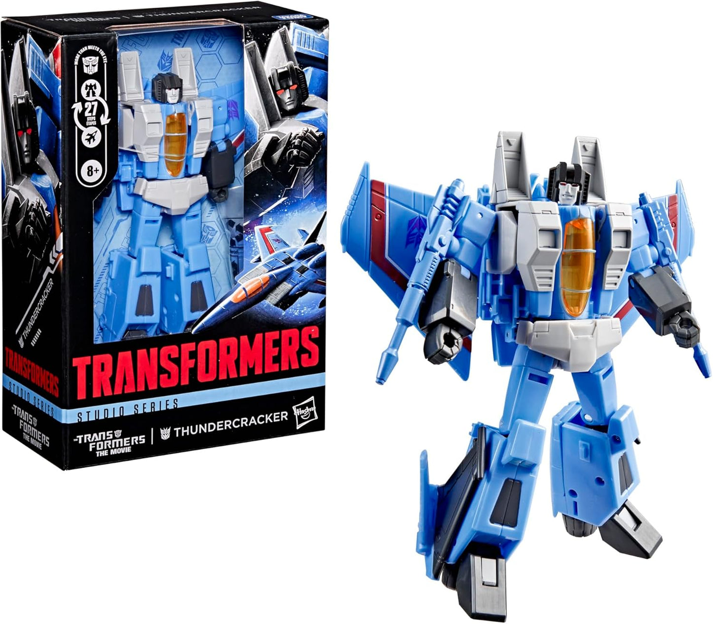 Transformers Studio Series The The Movie Thundercracker Voyager Class 6.5-Inch Converting Action Figure, Robot Toys for Ages 8+