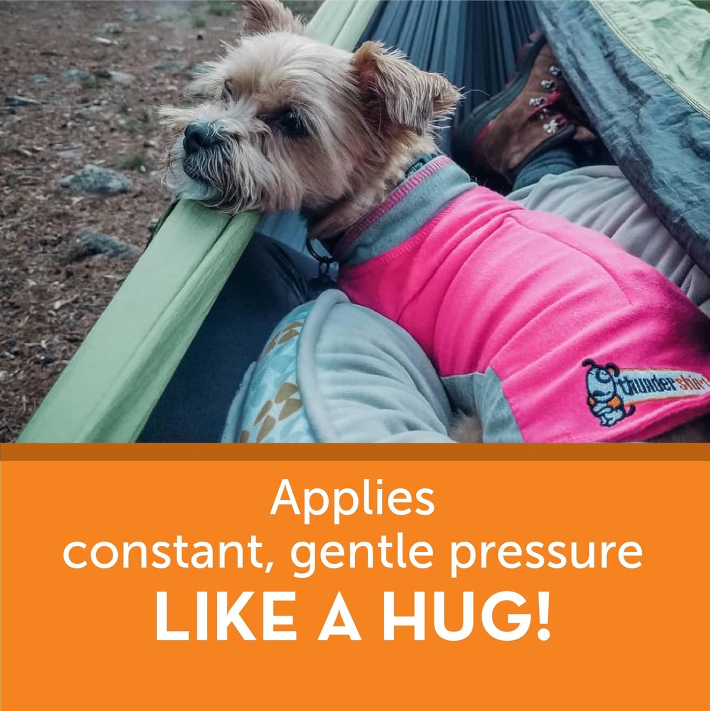 Thundershirt Apparel clothing Thundershirt Dog Anxiety Jacket, Pink, Large 41-64 lbs US