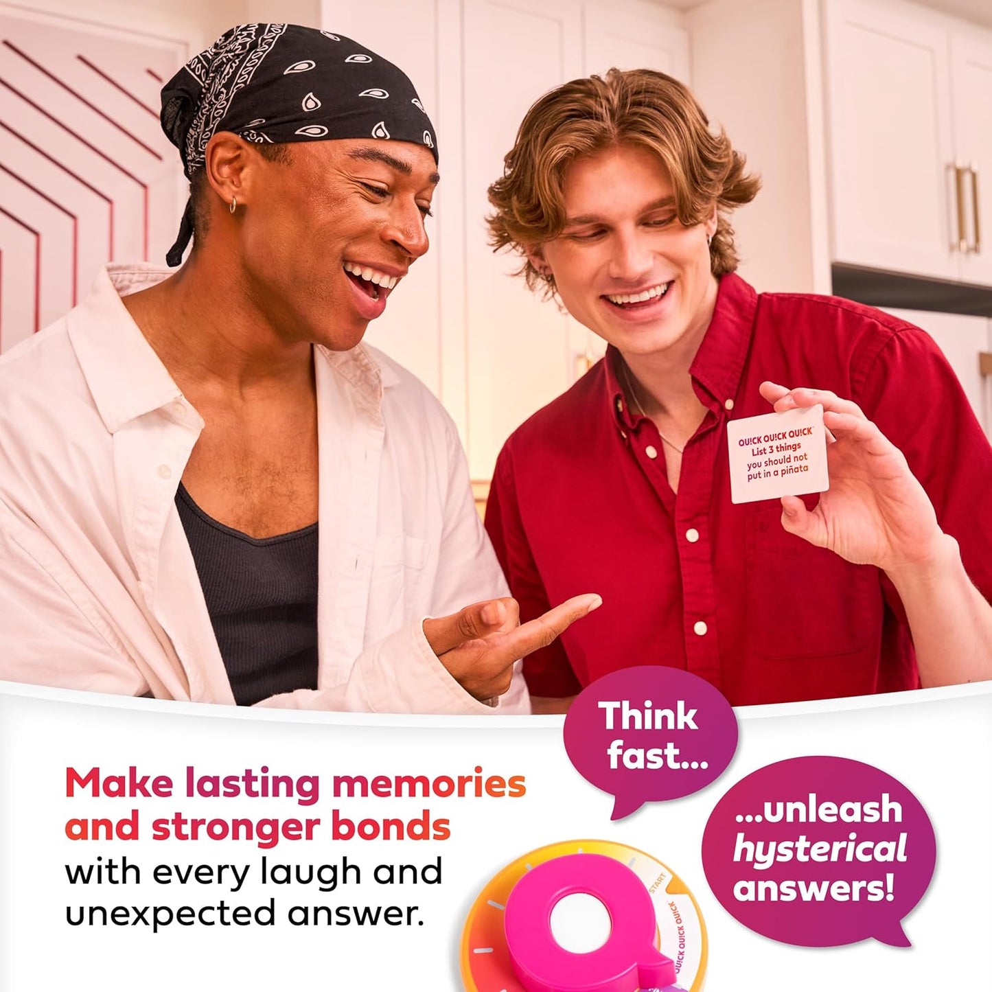 Quick Quick Quick by Relatable, Unleash Your Inner Funny with The Ultimate Party Games, Easter Family Game Night, Adult & Kids Games, The Fastest Way to Have Fun, Ages 8 to 108 – Easter Basket Gift