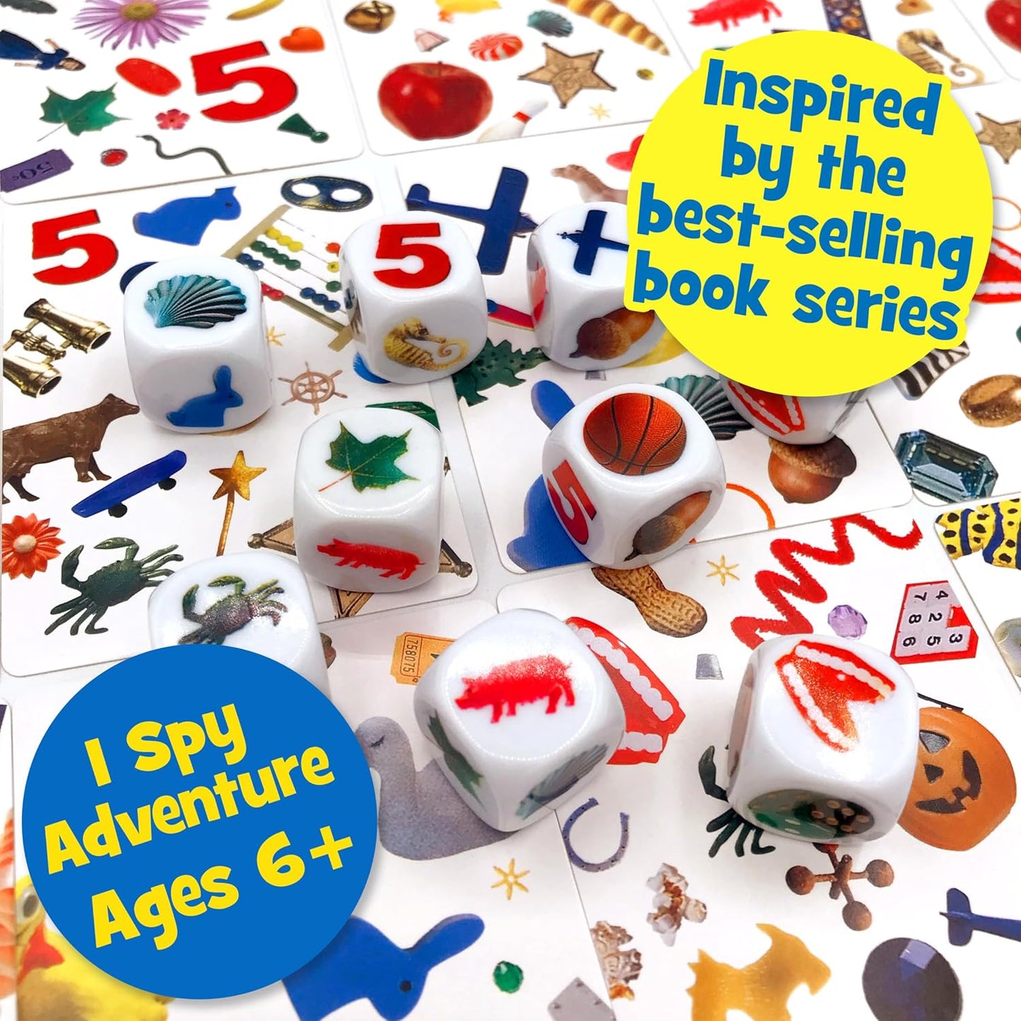 Briarpatch I SPY Find It Fast Game - an Immersive I Spy Adventure for Ages 6+ | Fast-Paced Dice Action, Brain Teasers, Hand-Eye Coordination, and Literacy Skill Building